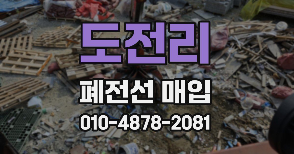 도전리 폐전선 매입