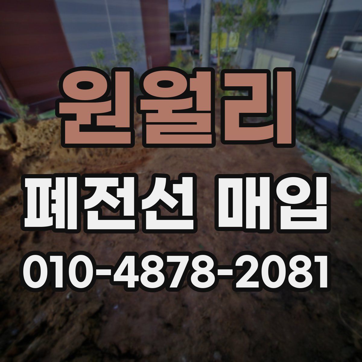 원월리 폐전선 매입