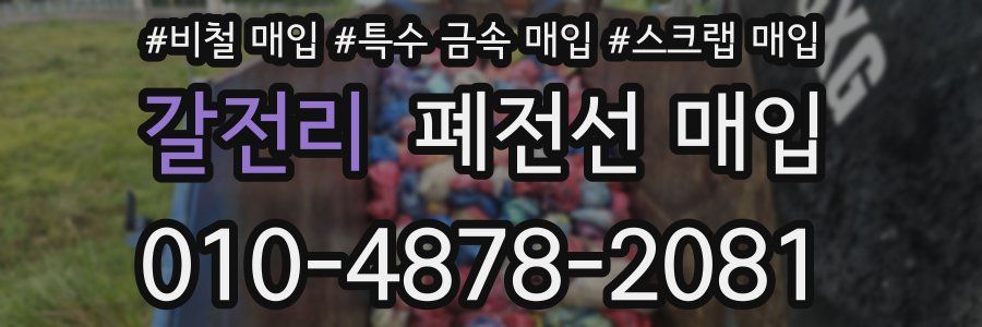 갈전리 폐전선 매입