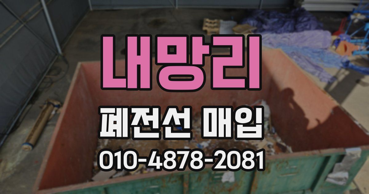 내망리 폐전선 매입