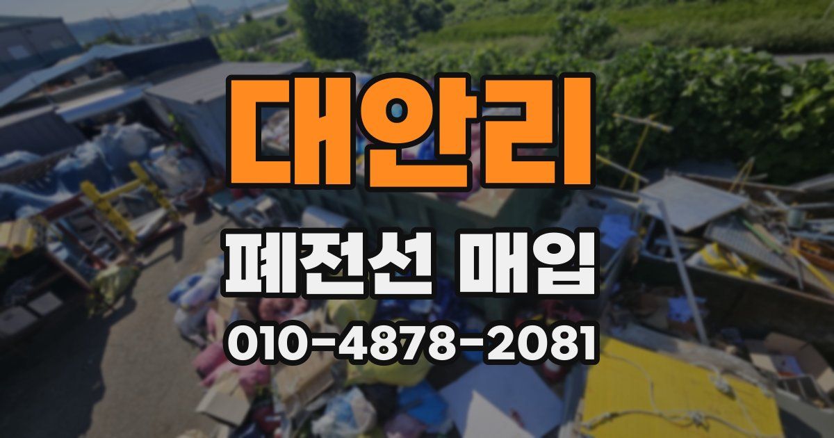 대안리 폐전선 매입