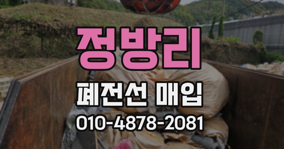 정방리 폐전선 매입