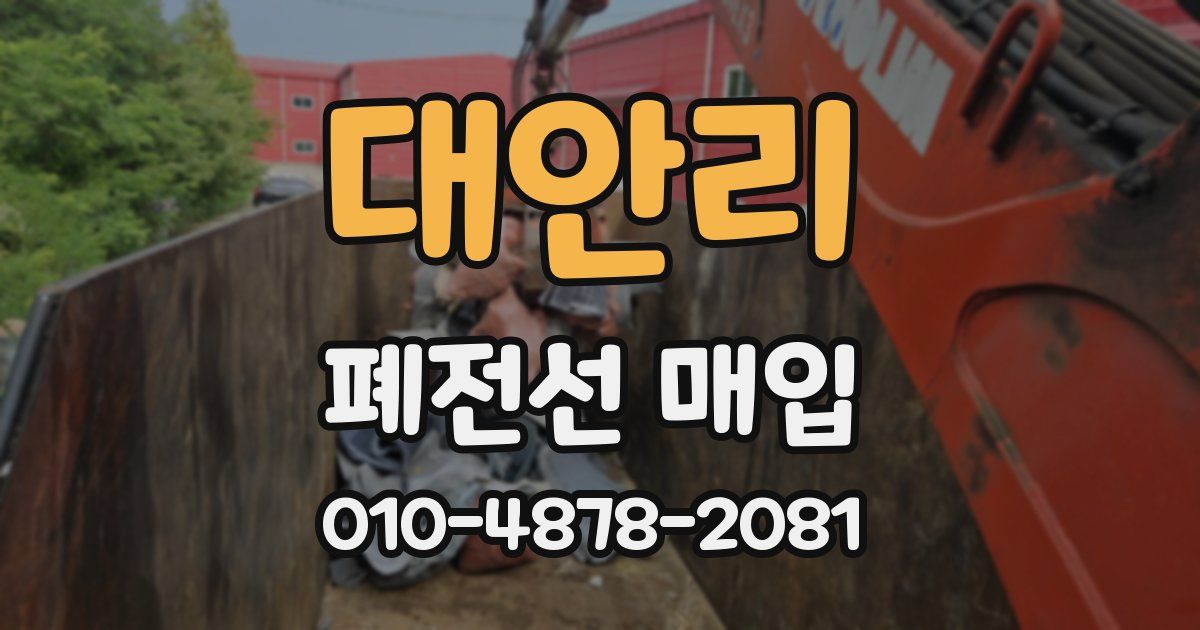 대안리 폐전선 매입