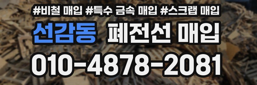 선감동 폐전선 매입