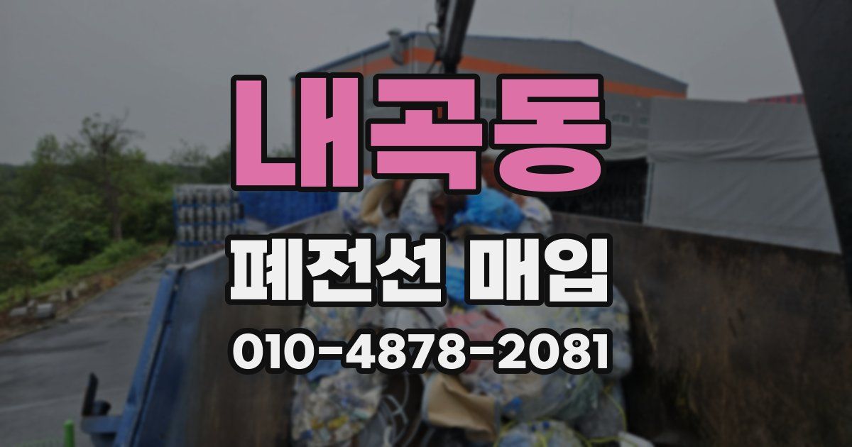 내곡동 폐전선 매입