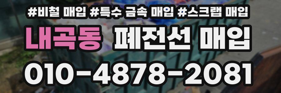 내곡동 폐전선 매입