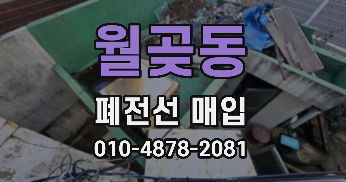 월곶동 폐전선 매입