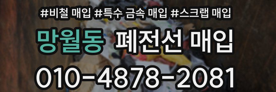 망월동 폐전선 매입