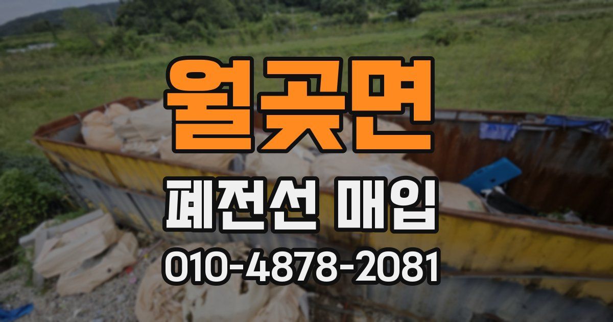 월곶면 폐전선 매입