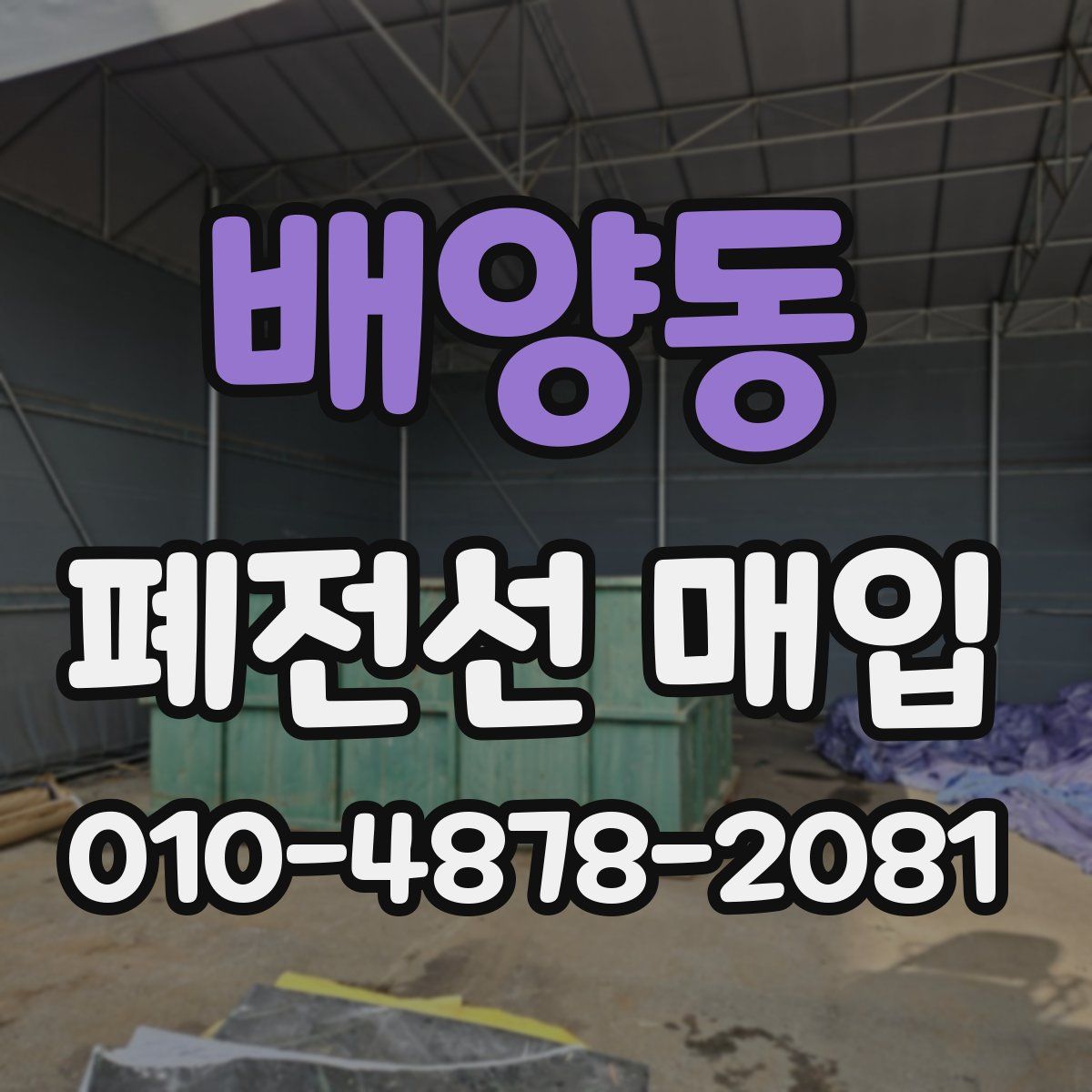 배양동 폐전선 매입
