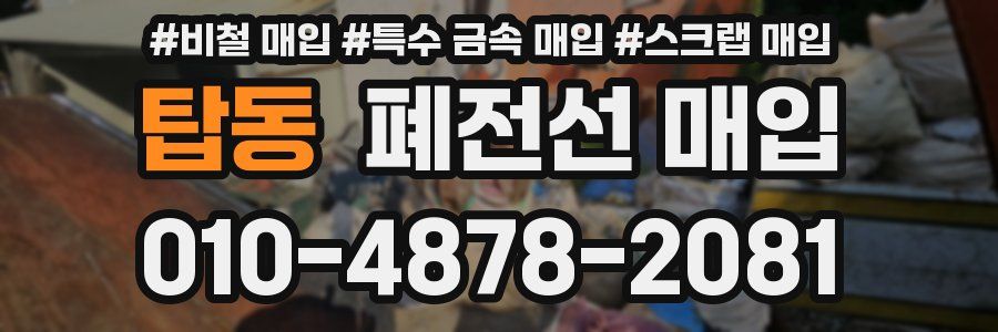 탑동 폐전선 매입