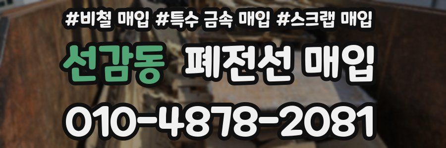 선감동 폐전선 매입