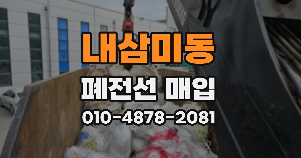 내삼미동 폐전선 매입