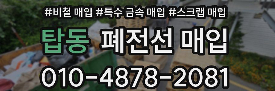 탑동 폐전선 매입