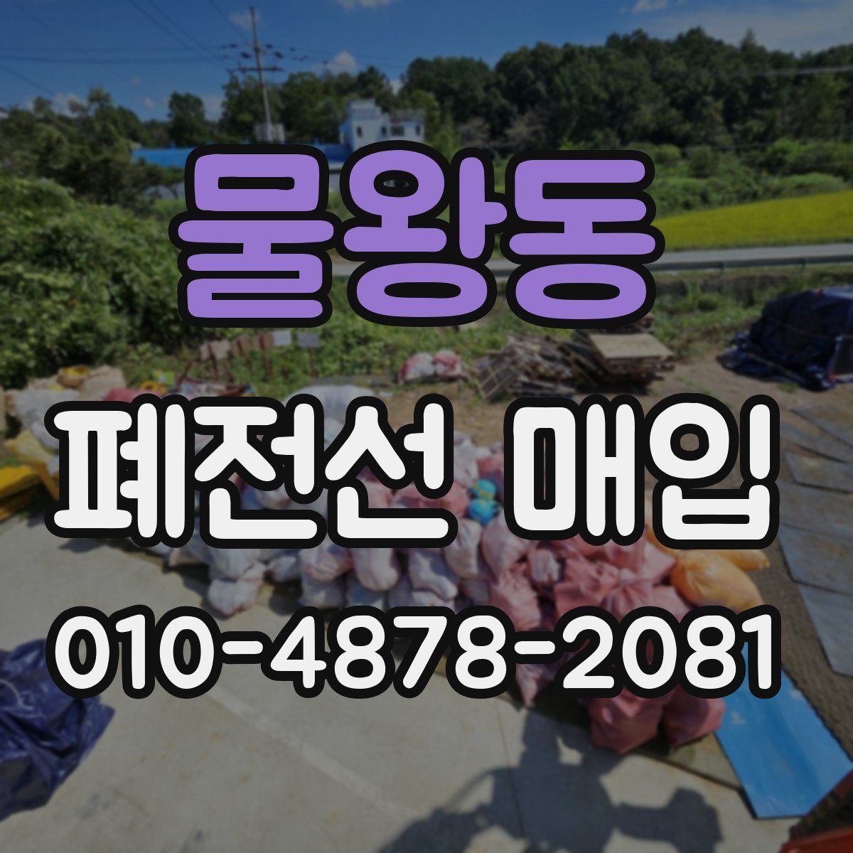 물왕동 폐전선 매입