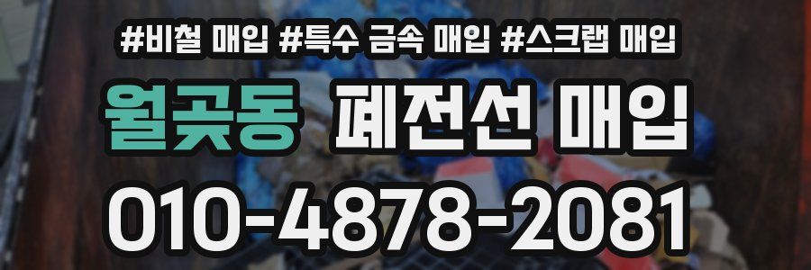 월곶동 폐전선 매입