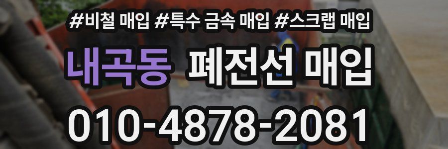 내곡동 폐전선 매입