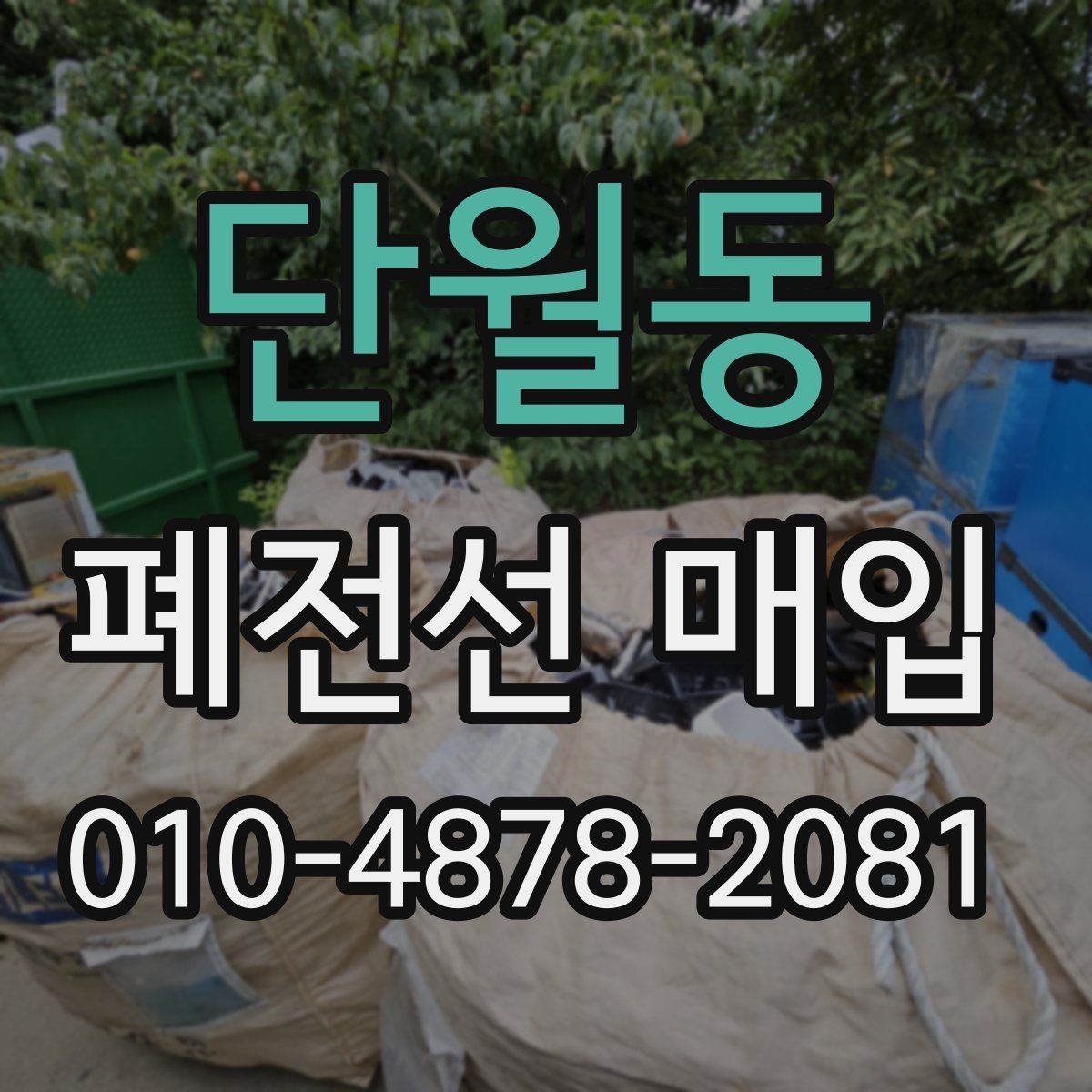 단월동 폐전선 매입 전선과 케이블을 구분하는 기준