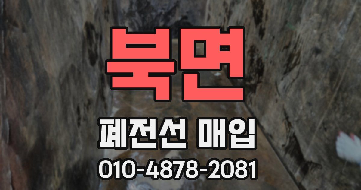 북면 폐전선 매입