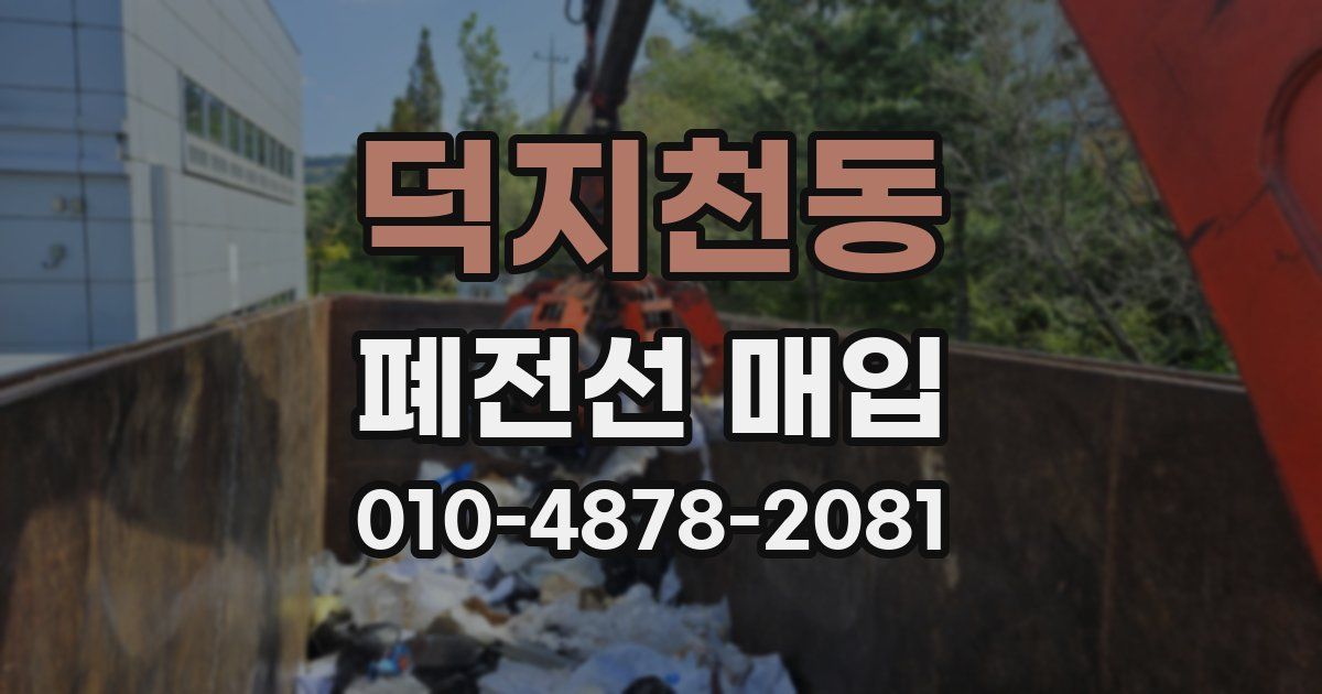 덕지천동 폐전선 매입