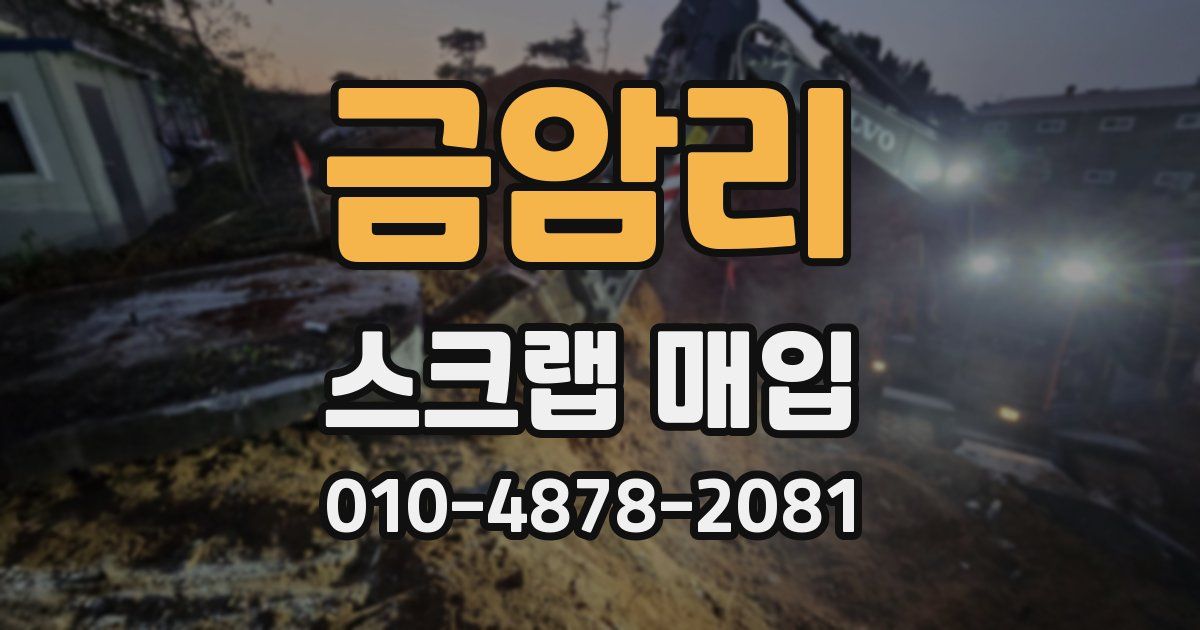 금암리 스크랩 매입