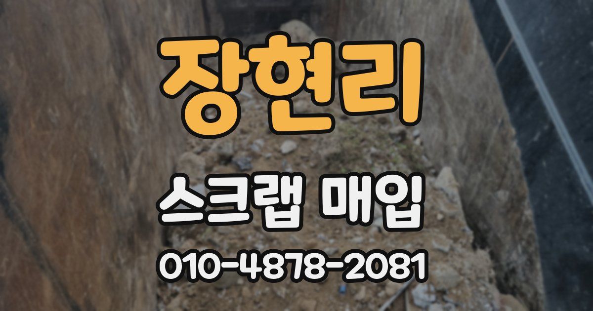 장현리 스크랩 매입