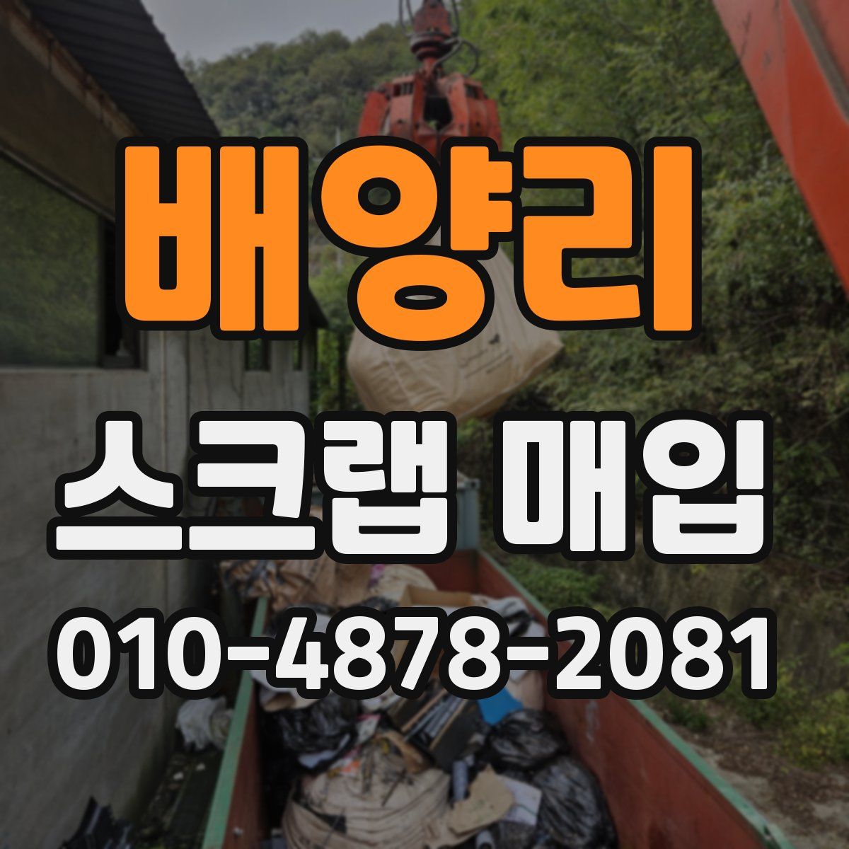 배양리 스크랩 매입