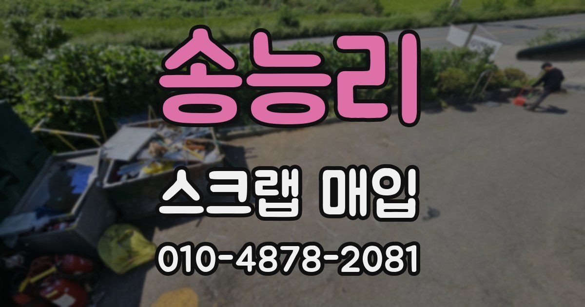 송능리 스크랩 매입