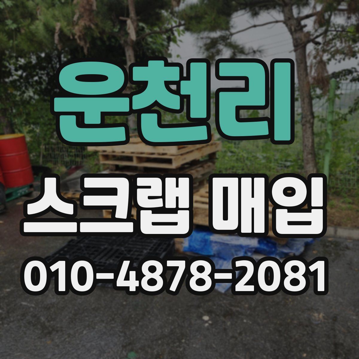 운천리 스크랩 매입