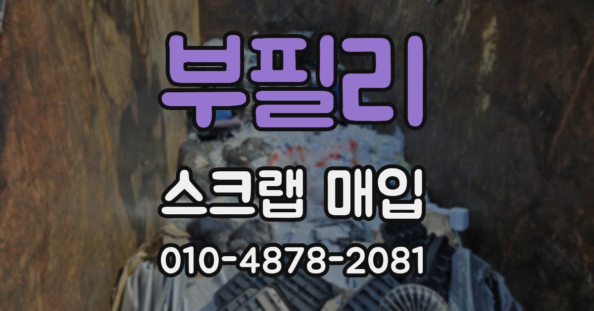 부필리 스크랩 매입