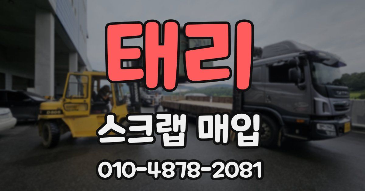 태리 스크랩 매입