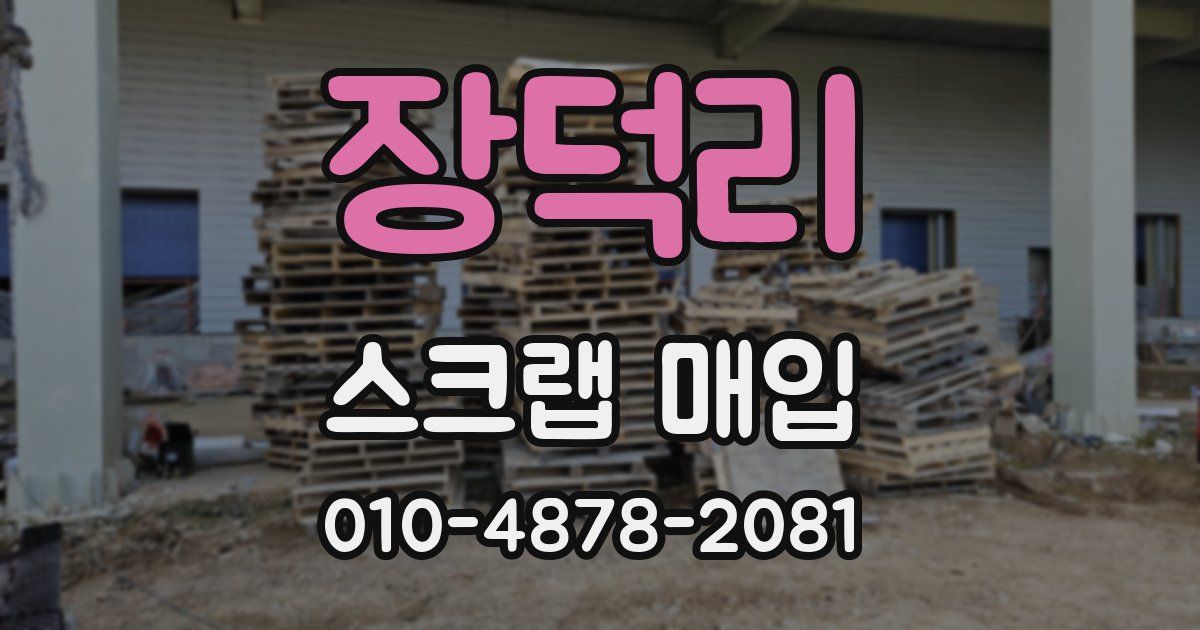 장덕리 스크랩 매입