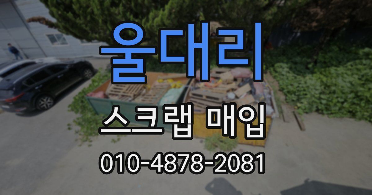 울대리 스크랩 매입