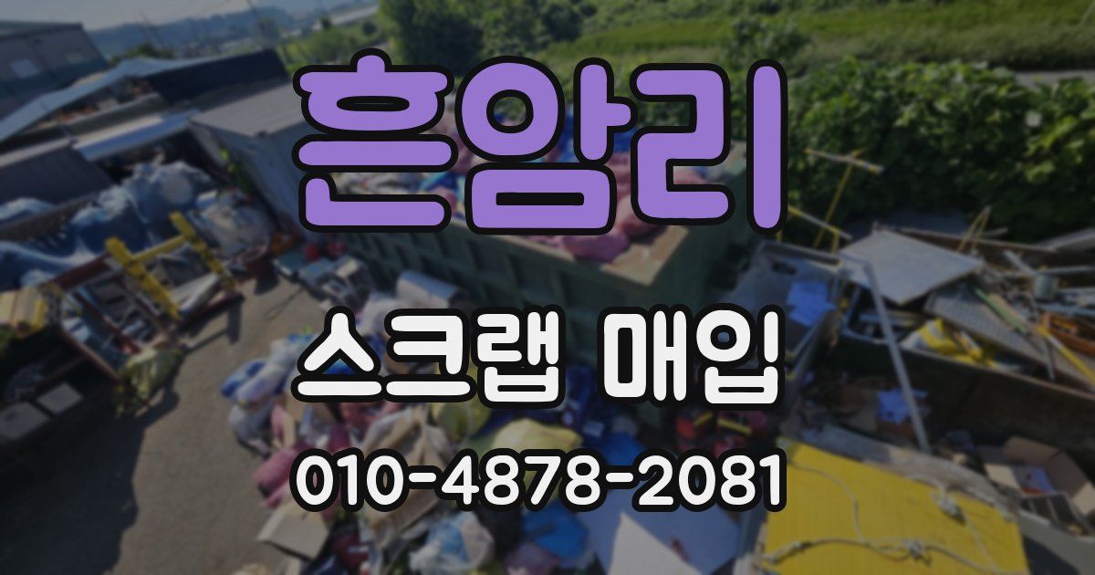 흔암리 스크랩 매입