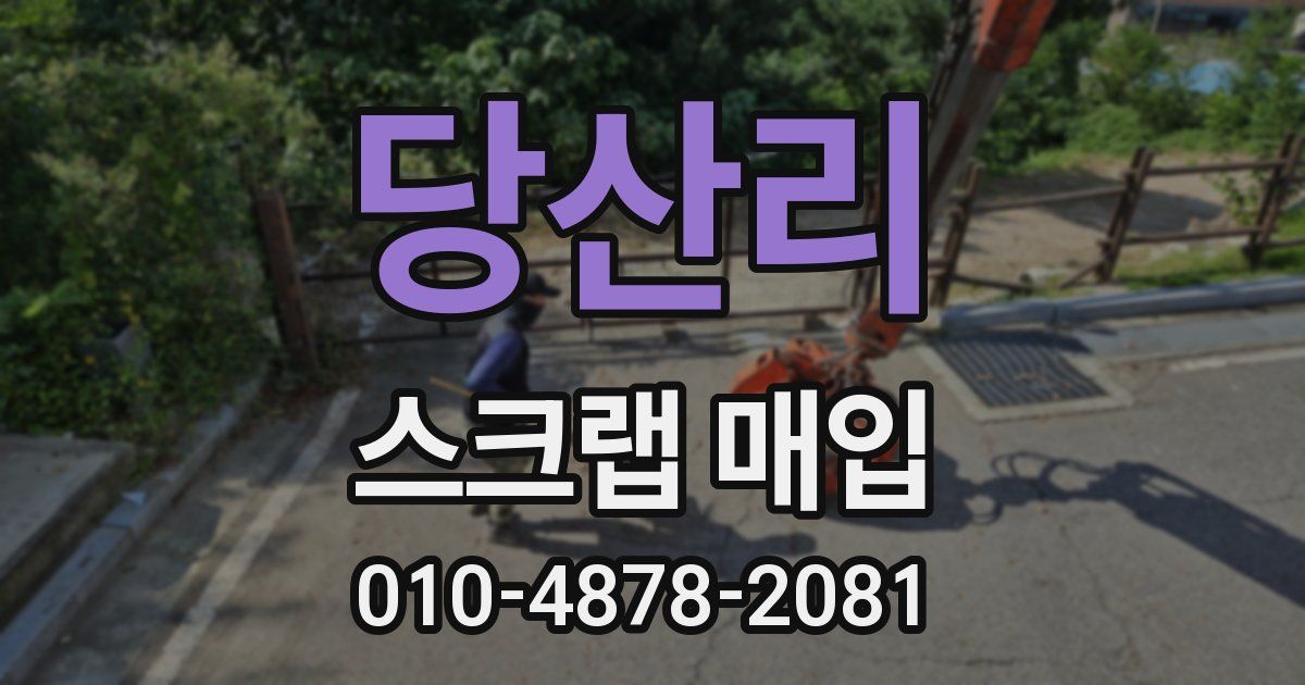 당산리 스크랩 매입