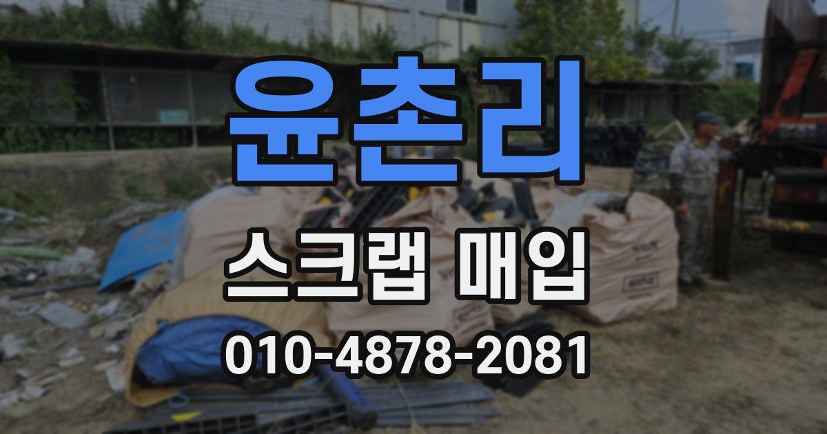 윤촌리 스크랩 매입