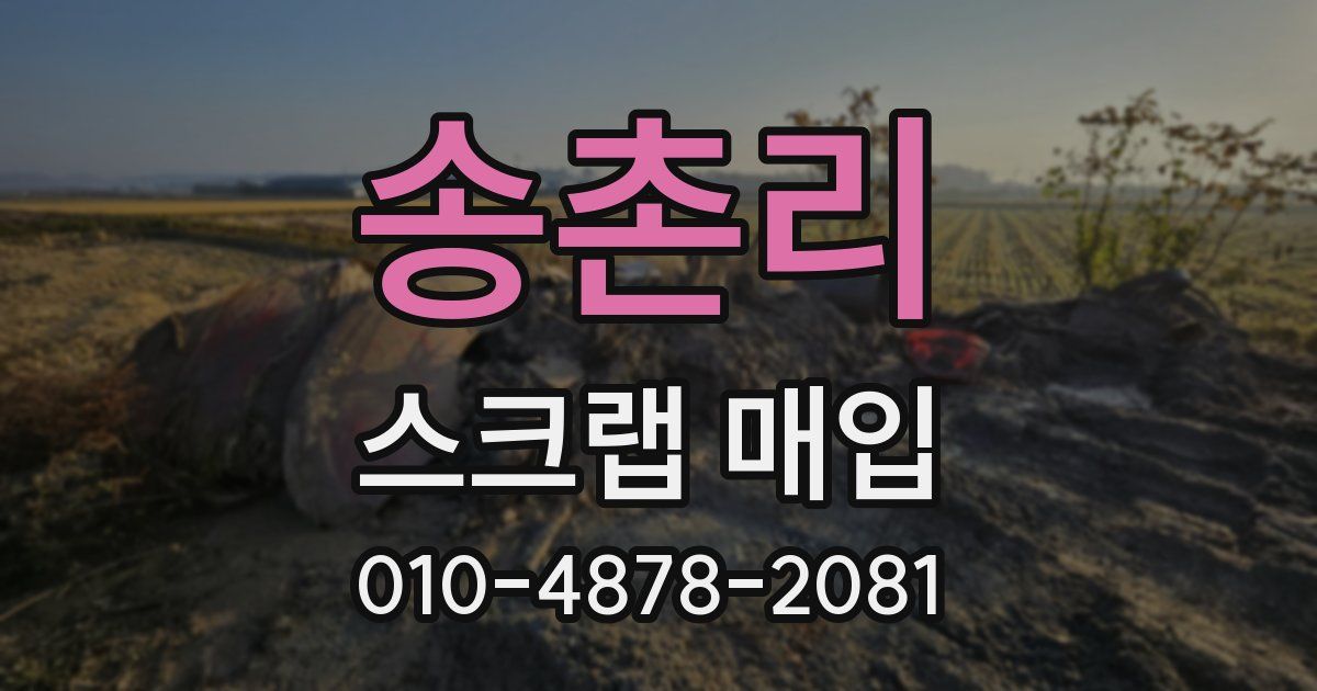 송촌리 스크랩 매입