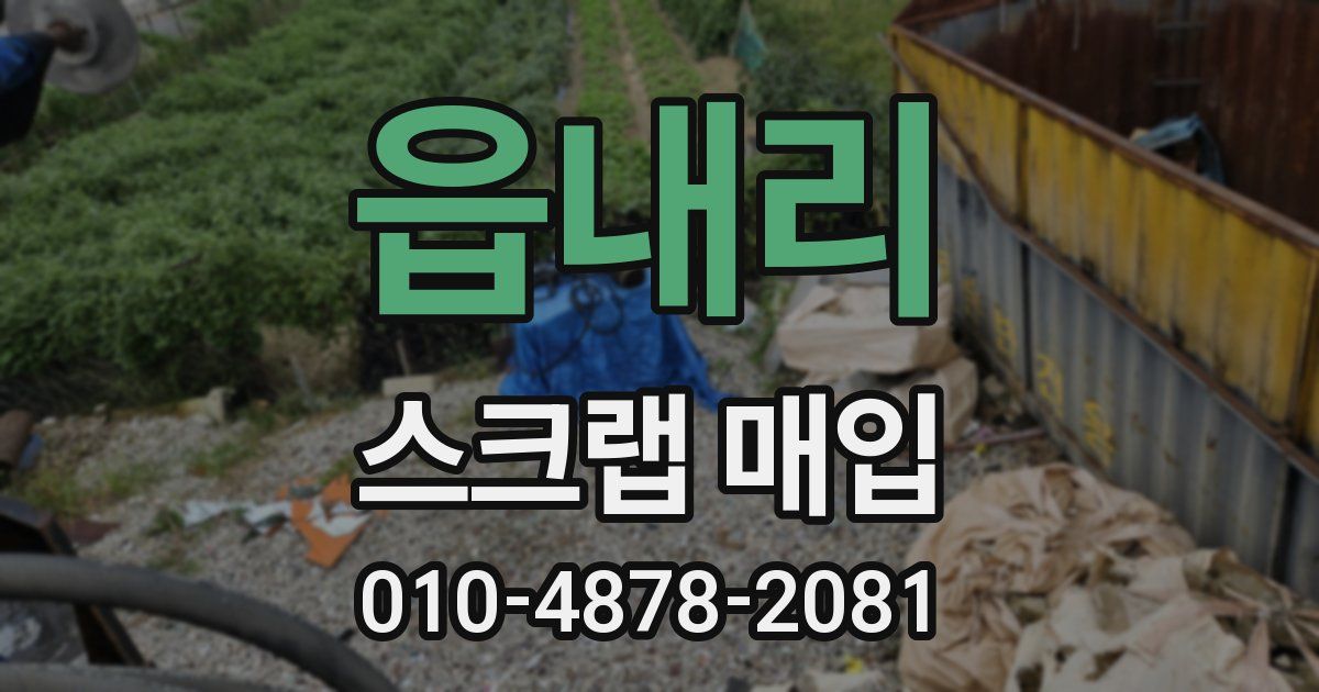 읍내리 스크랩 매입