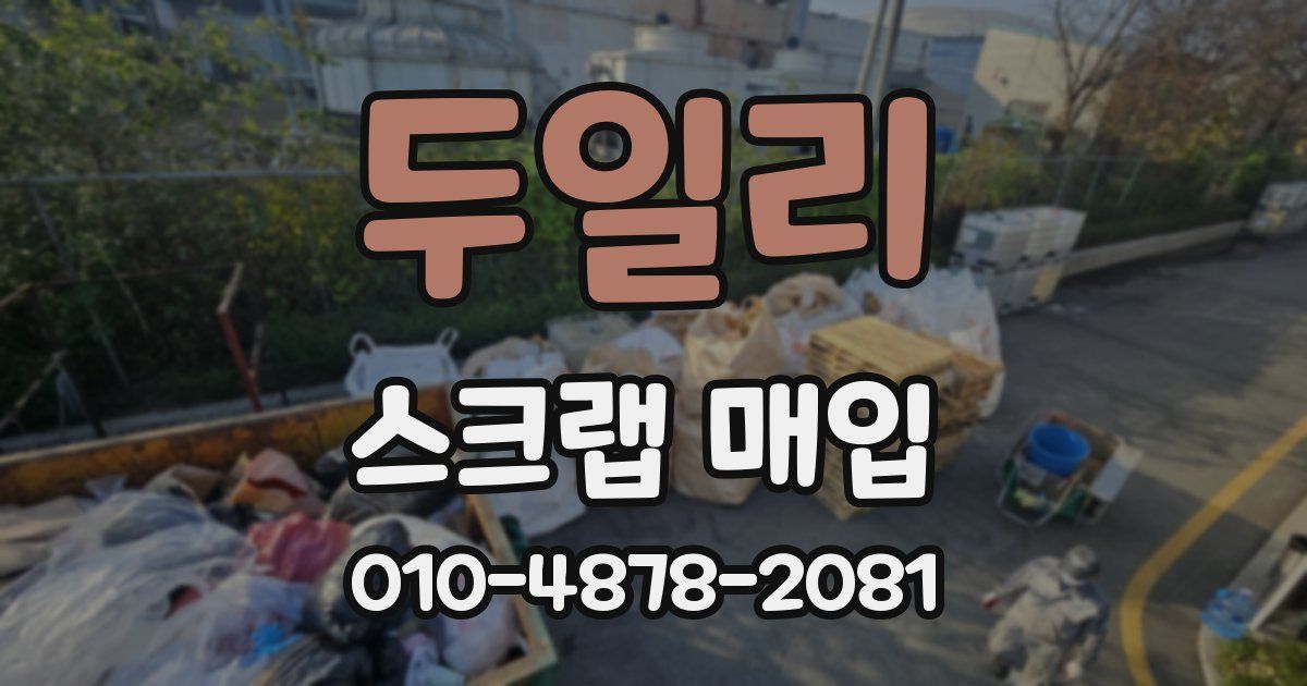 두일리 스크랩 매입