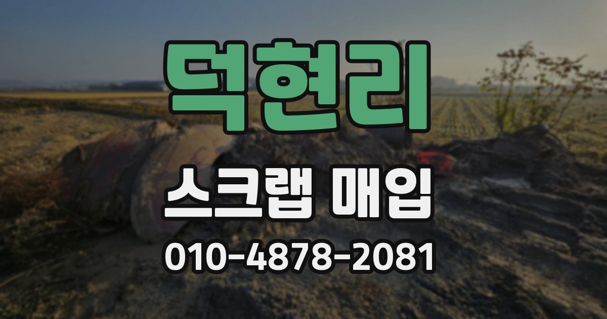 덕현리 스크랩 매입