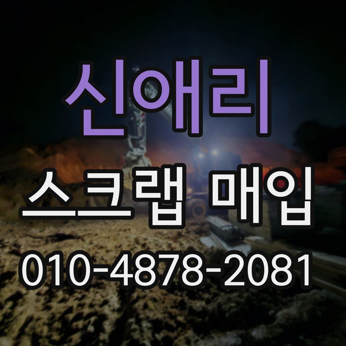 신애리 스크랩 매입