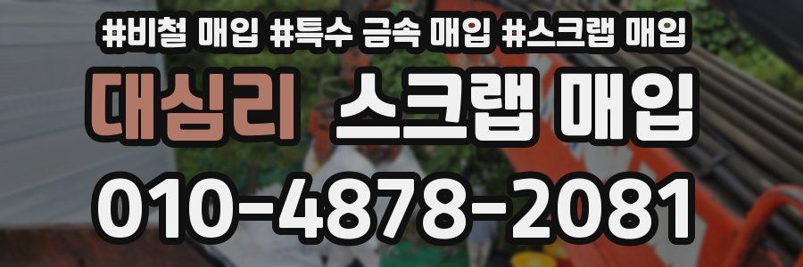 대심리 스크랩 매입