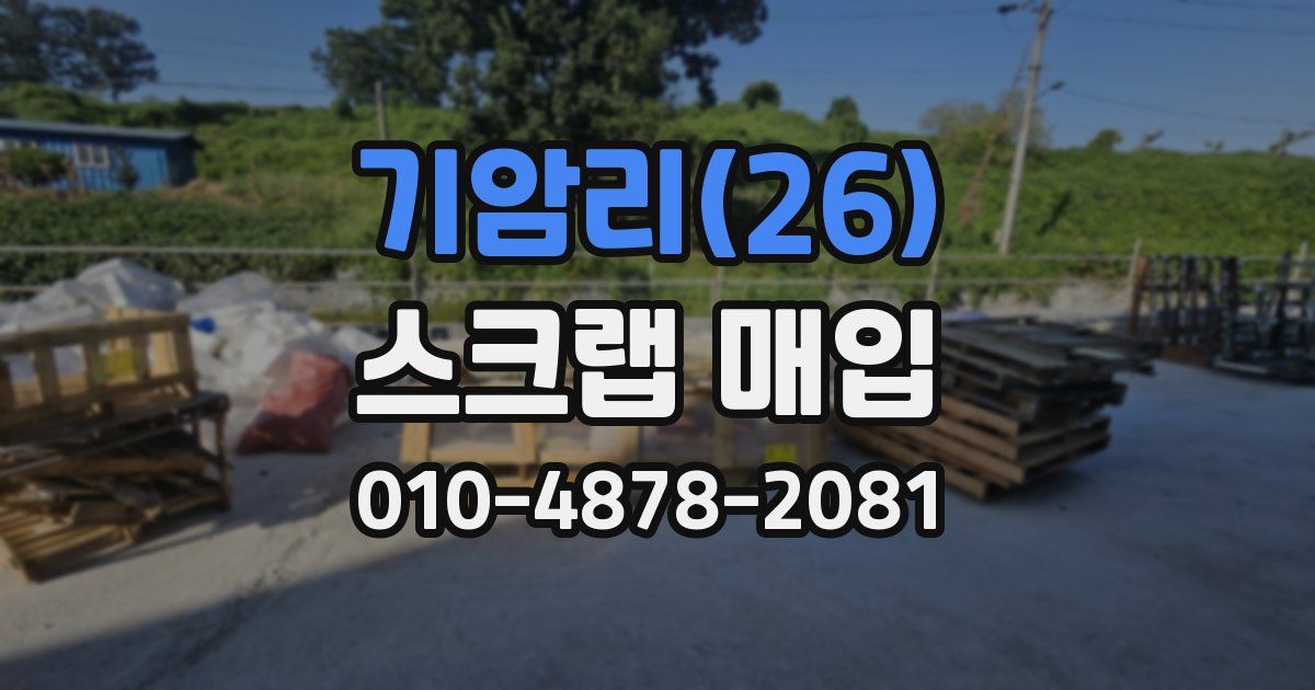 기암리(26) 스크랩 매입