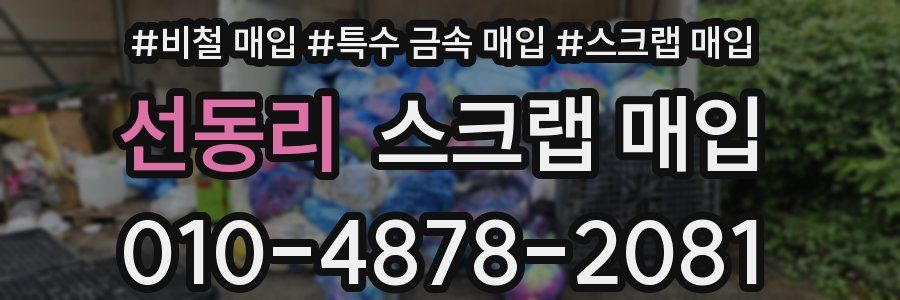 선동리 스크랩 매입