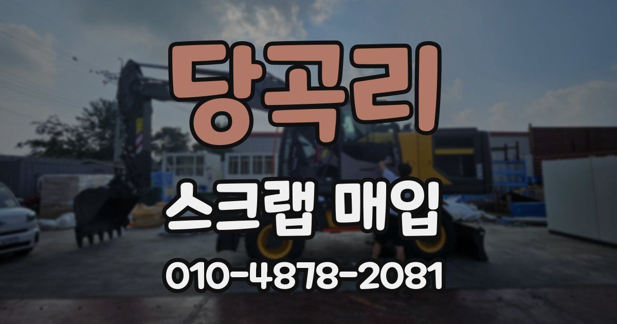 당곡리 스크랩 매입