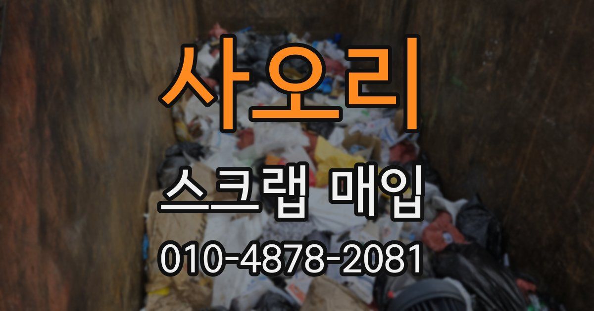 사오리 스크랩 매입