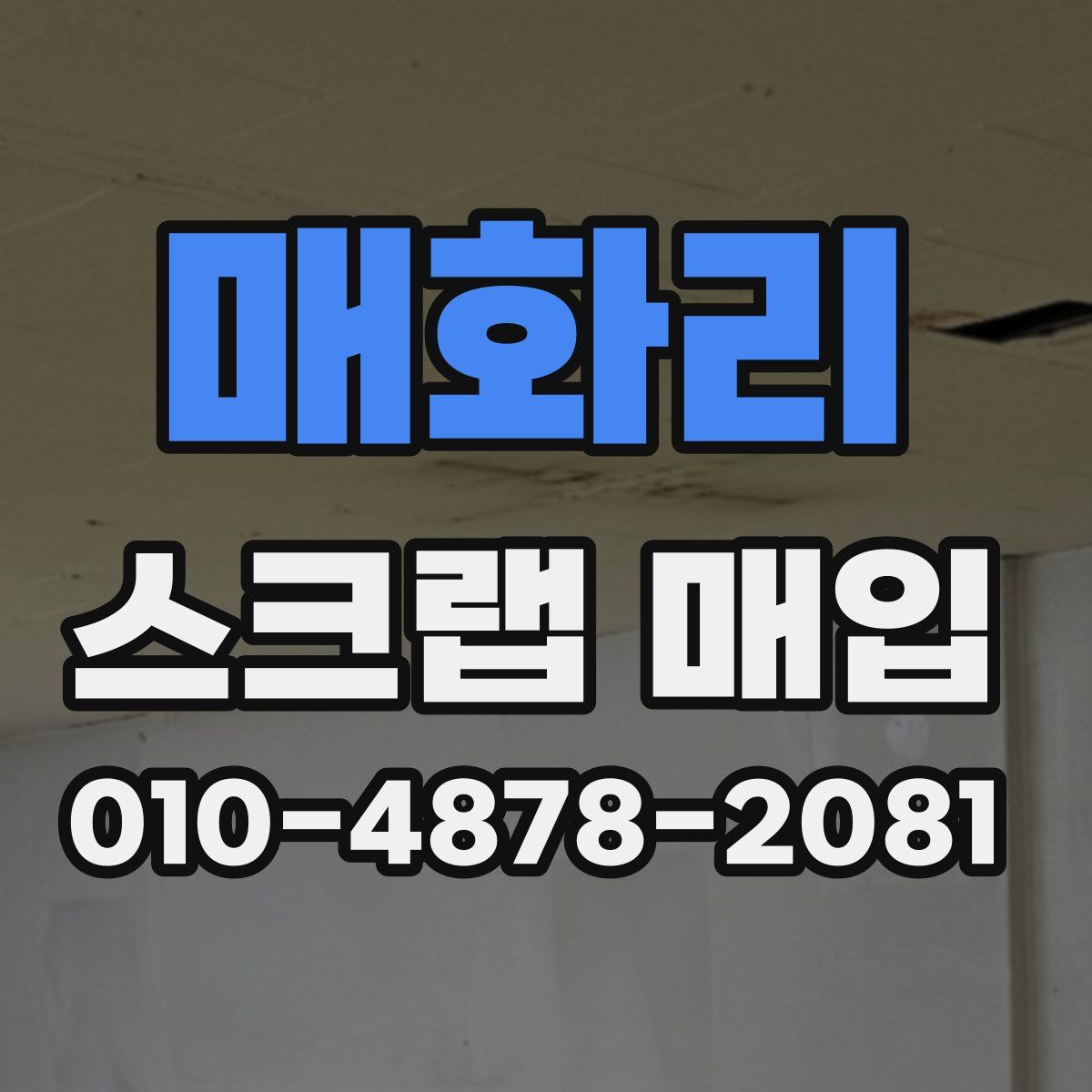 매화리 스크랩 매입