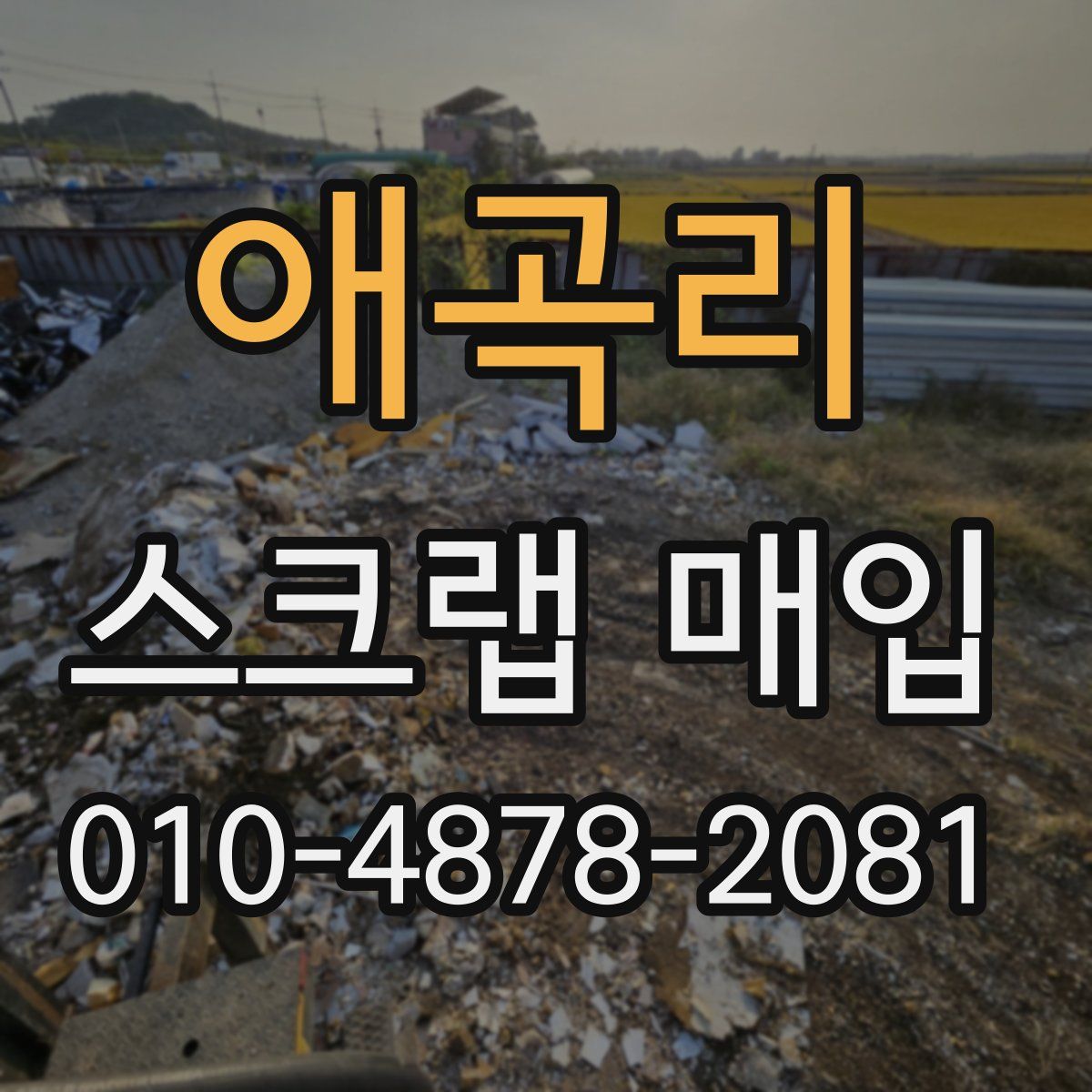 애곡리 스크랩 매입