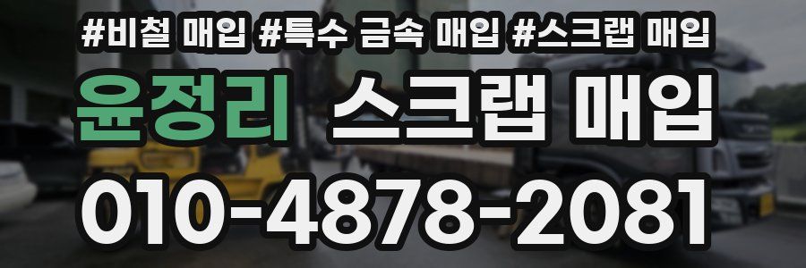 윤정리 스크랩 매입