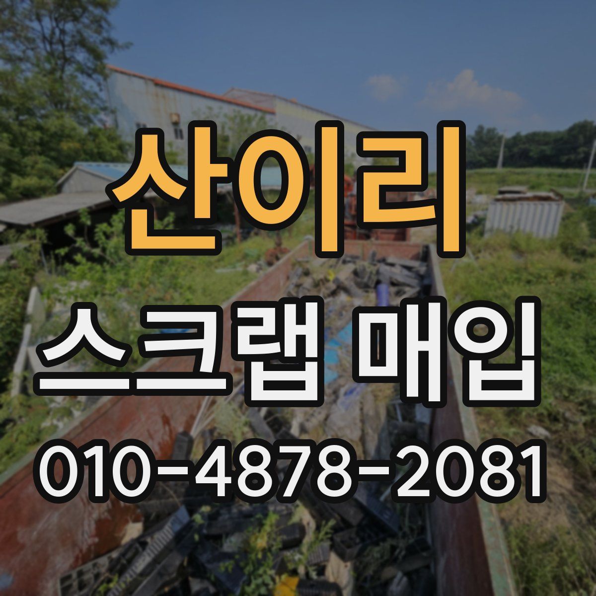 산이리 스크랩 매입